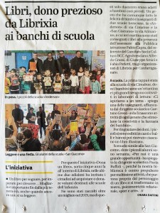 Giornale di Brescia 11 gennaio 2020