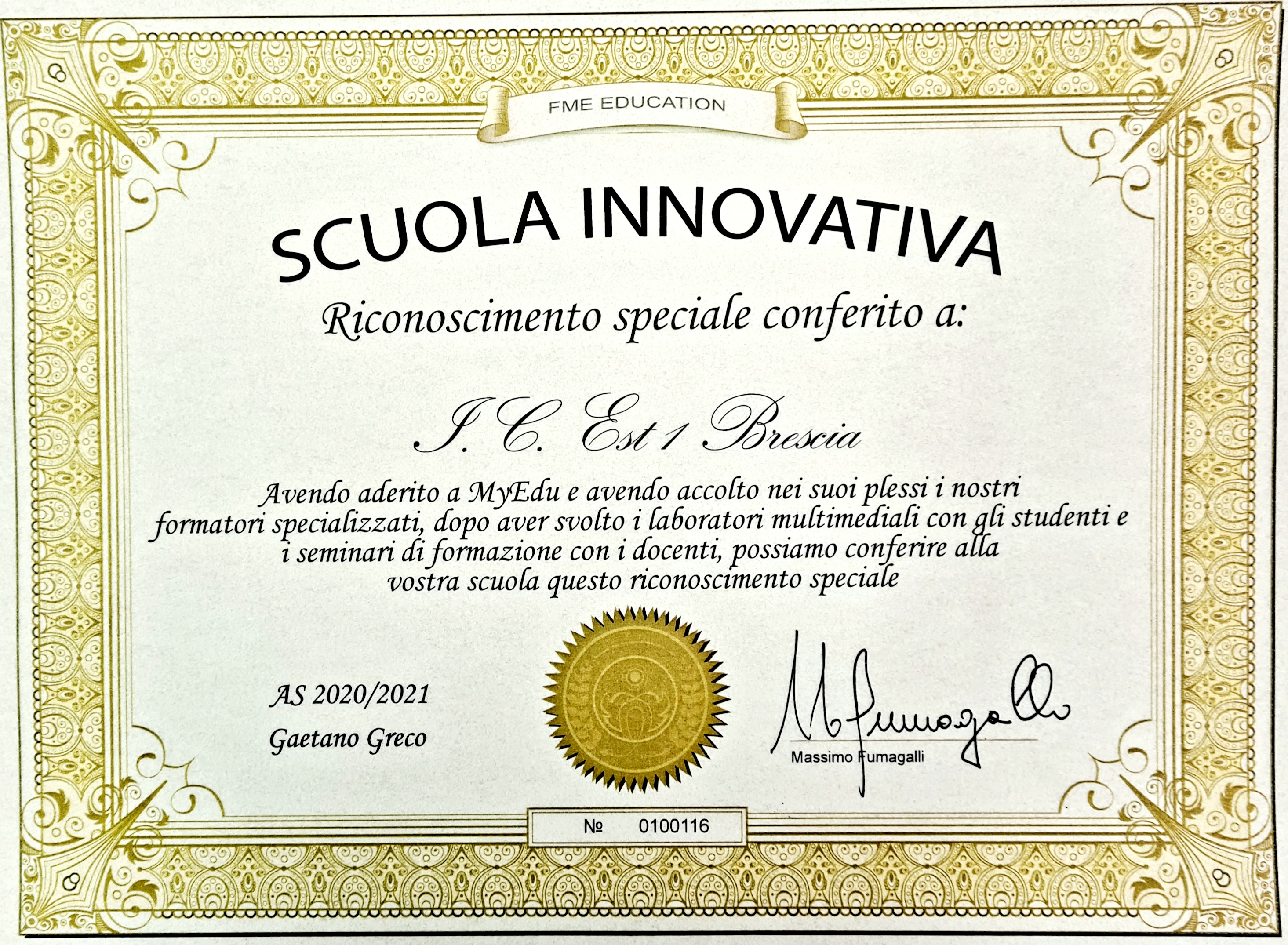 IC EST 1 Scuola innovativa